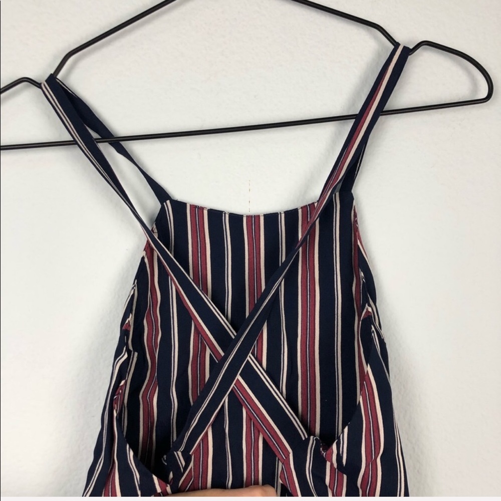 Privacy Please • Nassau Striped Midi Wrap Dress - Picture 5 of 8